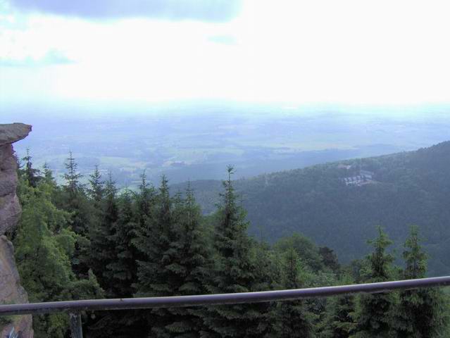 Aussicht vom Kloster bis ins Elass